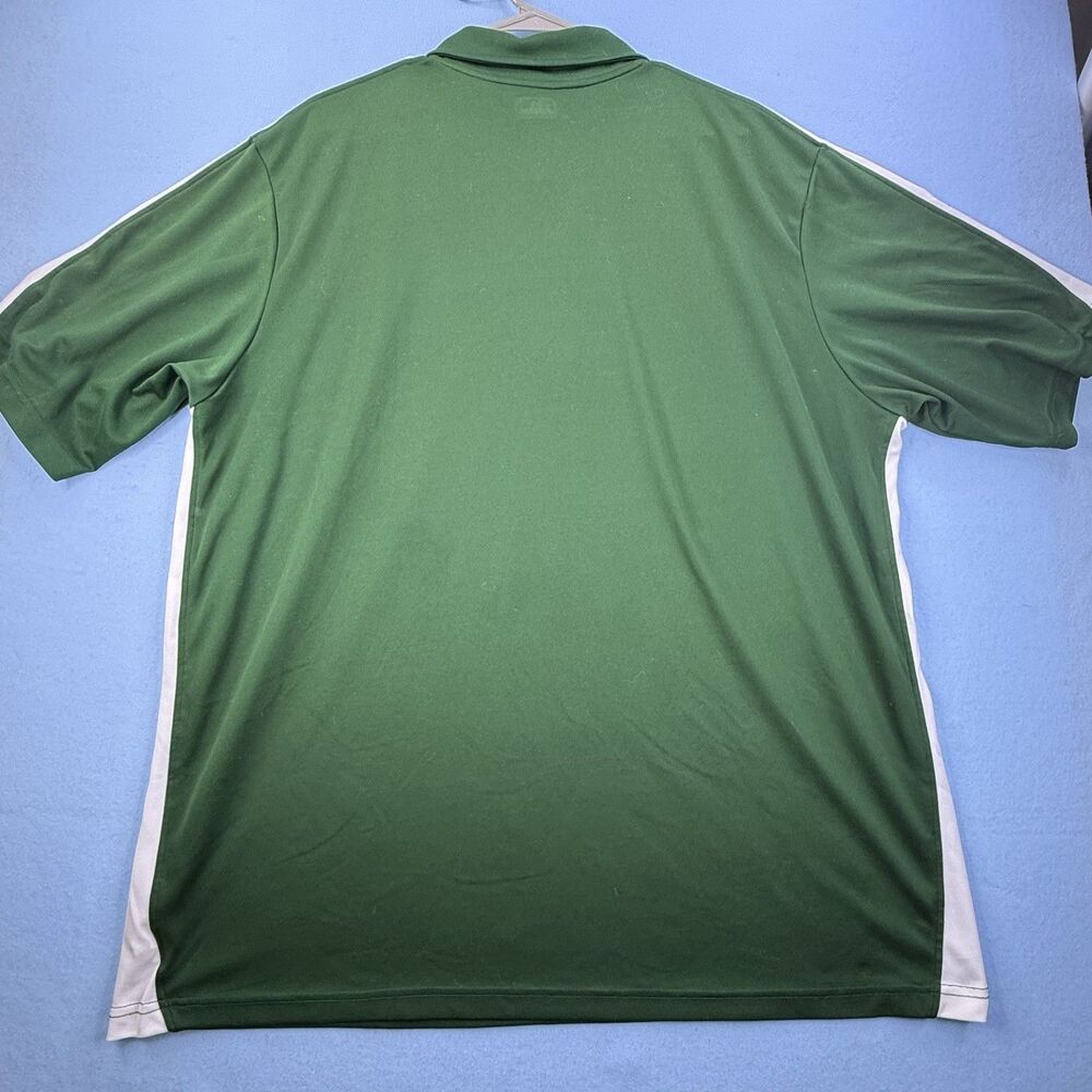 UA Under Armour Men's Golf Polo Green/White Size 3XL 1211 - Picture 3 of 7
